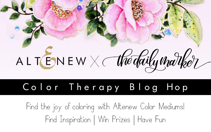 Altenew + The Daily Marker Color Therapy Blog Hop & Giveaway
