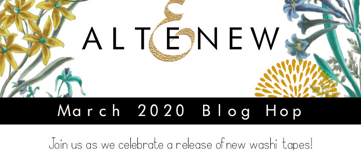 Altenew March 2020 Washi Tapes Release Blog Hop + Giveaway