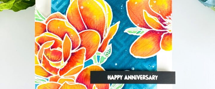 Altenew Paint-A-Flower: Magnolia Rustica Outline Stamp Set Release Blog Hop + Giveaway ($200 in Total Prizes)